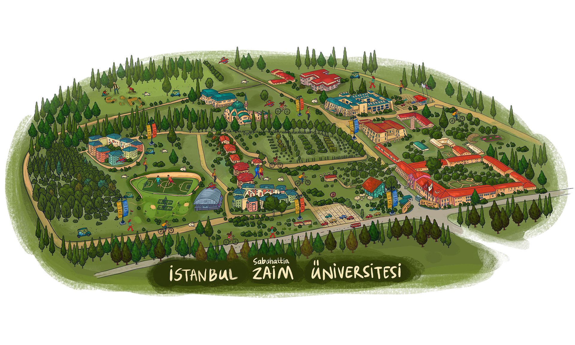 Picture illustrating the university